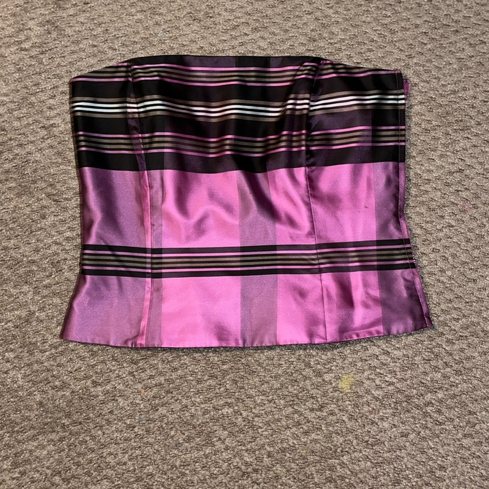 Women’s Black and Purple Vintage Top by AnnTaylor